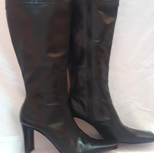 Westies Black Faux leather Boots,  8M